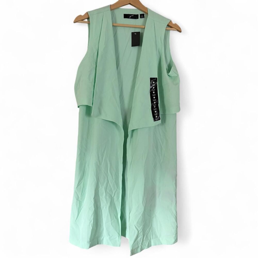 G.N.W. Mint Green Dress and Longline Vest Coordinated Set Size M NWOT
